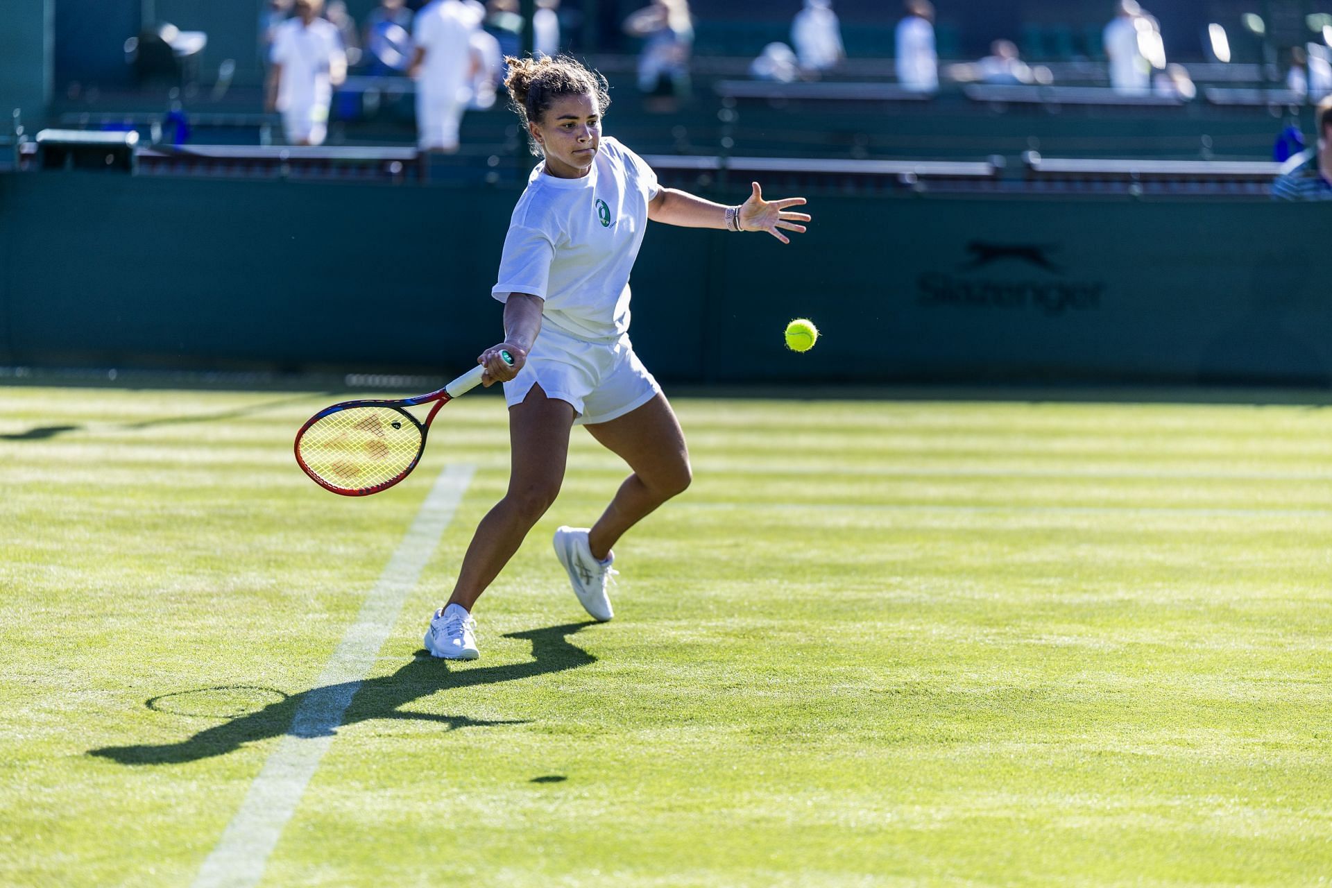 Jasmine Paolini at Wimbledon 2025. (Photo: Getty)